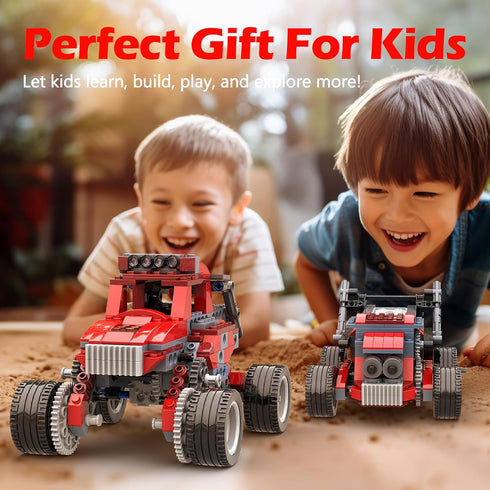 8 1 6-8, 8-10, 6 7 8 9 10 11 12 in STEM Kits for Kids Age DIY Electronic Monster Truck Building Kit, STEM Toys for Boys
