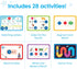 hand2mind Set, Set, Reading Readiness Activity Magnetic Wands and Chip Learn to Spell for Kids, Spelling Toys, CVC