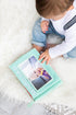 Pearhead Plush Photo Album, Baby Shower Registry Addition, Gender Neutral Baby Toy, 8.75x6.25 Inch