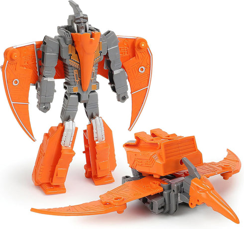 HSEONEJIA 5 1 6-12 in Dinosaur Transforming Robot Toys, Wars Rescue Deformation Combination Dino Action Figures