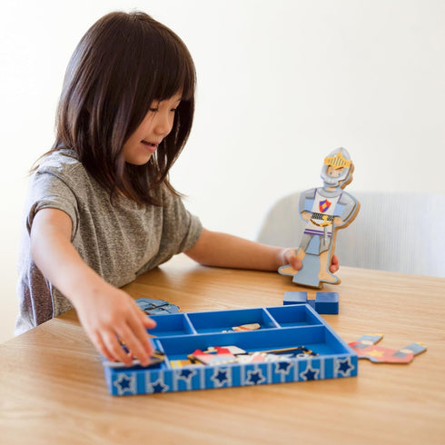 Melissa & Doug Joey Magnetic Wooden Dress-Up Pretend Play Set (25+ pcs) for Ages 3+