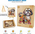 Wooden Puzzles for Adults - Shih Tzu Dog Wooden Jigsaw Puzzle - Unique Shape Lhasa Apso Gift