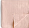 mushie Muslin Baby Swaddle Blanket - 100% Organic Cotton (Blush)
