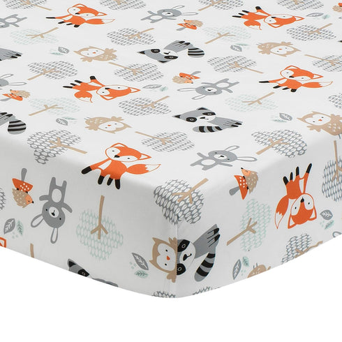 Bedtime Originals 3Piece Set, Woodland Friends Crib Bedding Multicolor