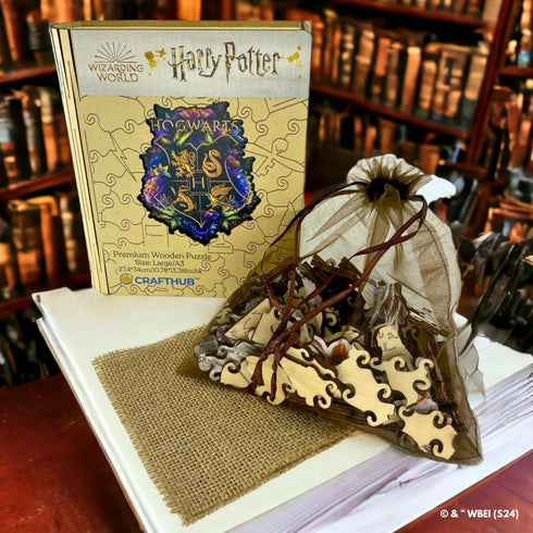 Harry Potter Puzzle for Adults, 201 Pieces, A3 Fine Oddities, Unique Shapes Jigsaw Puzzles for Family Games