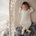 24"x 38" mushie Extra Soft Muslin Fitted MINI Crib Sheet | (Fog)