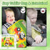 Letoya Toddler Busy Board, Farm Busy Book Montessori Toys for Toddlers, Sensory Board Learning Toy Educational Activity