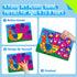 20 1660 10 SpriteGru Foam Sticker Art Activity, Wild Animal Art Boards with Foam Stickers in Colors, Funny DIY Activity