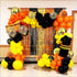 12 Inch Construction Balloons, Gold Black Yellow Orange Confetti Balloons for Boy Baby Shower Construction Themed