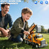 3-5 4-6, 2-4 4-7 1-3 JUKUDAHU Excavator Toys for Boys Aged Play Excavator with Light and Sound, Toy Truck Construction