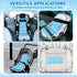Orzbow Summer Car Seat Cooler Pad for Toddler, Baby Cooling Mat with Removable Ice Pack, Blue