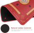 2F22E Mahjong Mat with Rules Card, Noise Reduction Non-Slip Mahjong Mat for Table Board Games Table Mat, Card Games