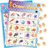 Ocean Bingo Game for 24 Players, Under Sea Party Game Supplies