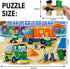 Puzzles,48 3-5,Children 4-8 Jumbo Floor Puzzle for Kids,Recycling Garbage Truck Jigsaw Large Piece Trash Truck Vehicle