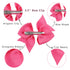 30PCS Girls' Hair Accessories - 15 Colors Grosgrain Ribbon 3.5-inch Alligator Clips and Pigtail Bows for Toddlers and