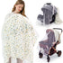 Muslin Nursing Cover for Breastfeeding,Breathable Breastfeeding Cover, Privacy Breastfeeding Cover Nursing Apron,