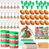 158 Pcs Football Party Favors Set - 18 Keychains, Bracelets, Mini Footballs, Whistles, Stickers & Bags