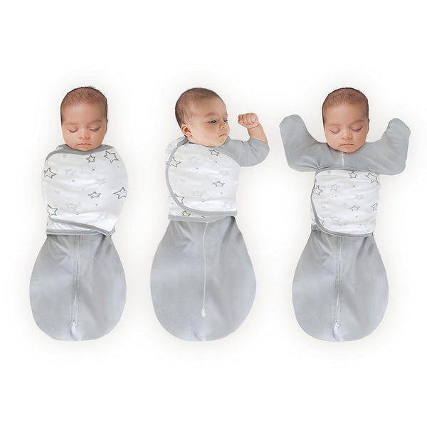 Amazing Baby Omni Transitional Swaddle, Swaddle Sleep Sack with Wrap & Arms