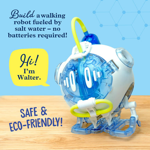 1 1 8+ Thames & Kosmos Saltwater Fuel Cell Robot STEM Experiment Kit | Build a Walking Robot, No Batteries Required
