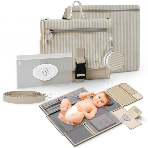 Portable Diaper Changing Pad - Large, Waterproof Travel Changing Pad for Baby