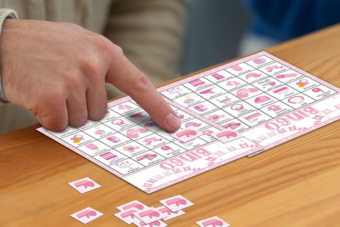Baby Shower Bingo Cards - 24 Players Bingo Game for Baby Shower and Gender Reveal Party Decorations