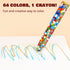 Pack, 2PC, 8 inches rokt&razo Multicolor Crazy Giant Crayon Long, Perfect for Arts and Crafts Projects, Jumbo Crayons
