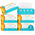 100% Pure Cotton Dry Wipes, 600 Count, Soft & Sensitive, Hypoallergenic, Extra Strong