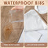 8 Newwiee Pcs Large Muslin Pullover Baby Bibs Full Coverage Toddler Slip on Absorbent Bib Waterproof Toddler Towel Bibs