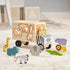 Melissa & Doug Animal Rescue Shape-Sorting Truck - Wooden Vehicle Toy with 7 Animals and 2 Play Figures for Toddlers