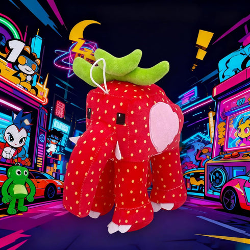 Generic Steal a Brainrot Strawberry Elephant Plush for Kids, Steal a Brainrot Plush Soft Stuffed Animal, Creative Fruit