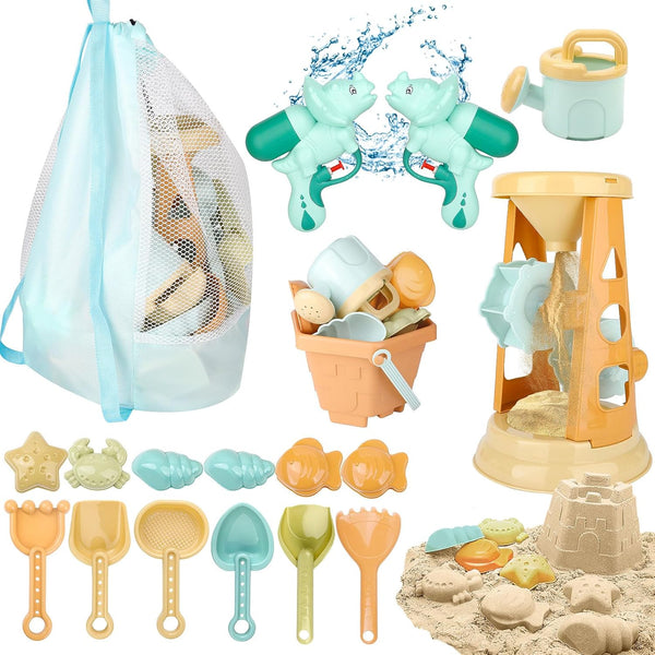LBAIBB Sand Toys,Beach Toys for Kids,Sandbox Toy, Sand Wheel & Water Wheel