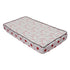 Baseball Themed Muslin Quilted Changing Pad Cover in Red/Grey