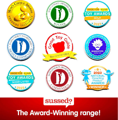 Summer 6 Pack SUSSED The Wacky What Would You Do Social Card Game - Fun & Easy Activity for Kids - Family Travel Game