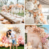 PartyWoo Nude Balloons, 50 pcs 5 Inch Boho Apricot Balloons for Party Decorations, Birthday, Baby Shower