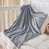 KMUSET Kids Blanket for Boys Girls 30x40 inches, Soft Cozy Fuzzy Swaddle Throw Blanket, Small Fleece Blanket for Crib Stroller, Grey by KMUSET