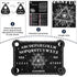 Pendulum Dowsing Divination Board Set, Black Wooden Talking Board for Parties and Gatherings