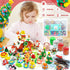 6 18oz Accessories(280+pcs), SIMPLIPLAY Christmas Sensory Dough Kit with PCS Glitter Doughs & DIY Christmas Crafts