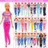 BARWA 10 Sets Doll Clothes, 3 Sequins Dresses, 3 Floral Dresses & 4 Casual Outfits for 11.5 Inch Dolls