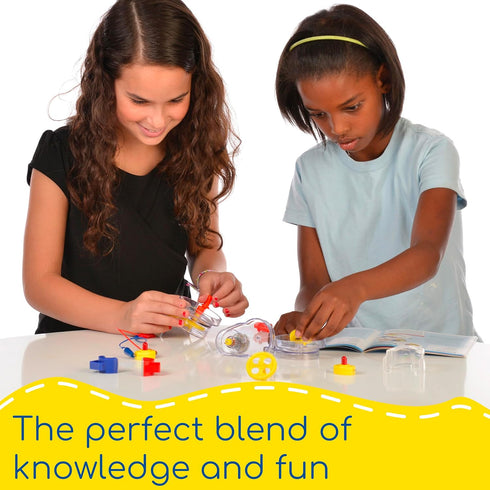 25 48 3-6 8+ Thames & Kosmos Motors & Generators Science Kit | Guided STEM Experiment Lessons | Page Color Student