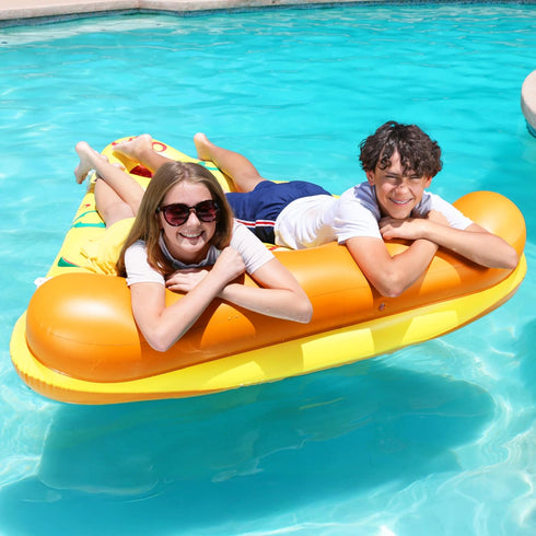 Summer (1 Pack), JOYIN Giant Inflatable Pizza Slice Pool Float, Fun Pool Floaties, Swim Party Toy, Pool Raft Extra