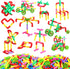 Libima 300 Pcs Tubular Pipes Building Blocks for Kids Over 6 Years Old