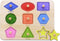 AILE Toddler Wooden Preschool Learning Shape Peg Puzzle Board Toys