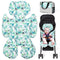 Orzbow Car Seat Cooler Pad for Toddler, Reversible Stroller Cooling Liner, Universal Baby Gel Cushion, Green