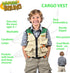 Nature Bound Cargo Vest for Kids - Zipper, 4 Pockets, Durable Stitching