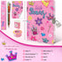 Princess Girls Diary with Lock, Set of Kids Journal with Lock & Pen (6-Multicolor), Writing Notebooks for Gifts