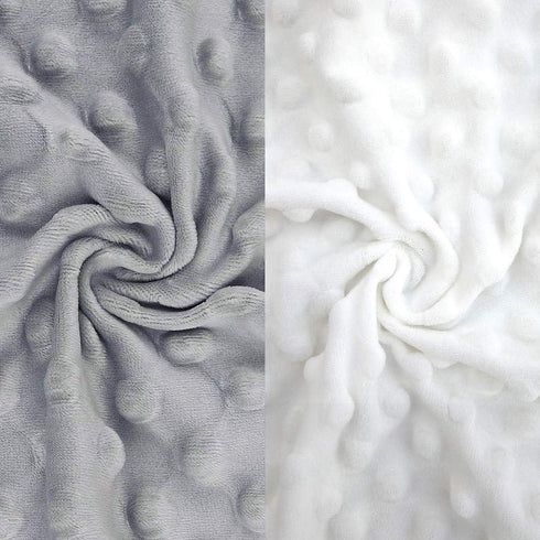 BlueSnail Soft and Stretchy Minky Bassinet Fitted Sheet, Cradle Sheets for Bassinet Pad/Mattress 2pk