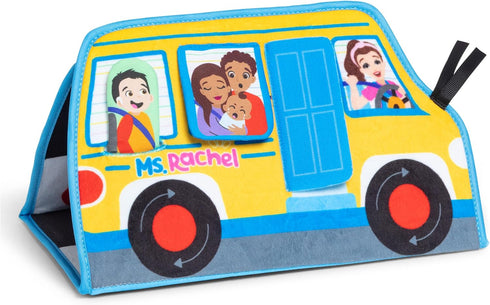 Ms. Rachel Official Tummy Time Activity Bus Folding Play Mat with Baby