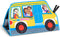 Ms. Rachel Official Tummy Time Activity Bus Folding Play Mat with Baby