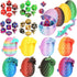 12PCS 3D Printed Dragon Egg,8PCS Articulated Dragons+4PCS DND Polyhedral Dice Egg Toy,Easter
