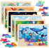 6 Packs 4-6, 60 3-5, 2 3 4 5 6 7 8 Wooden Puzzles for Kids Ages Piece Wood Dinosaur Animals Jigsaw Puzzles for Toddlers